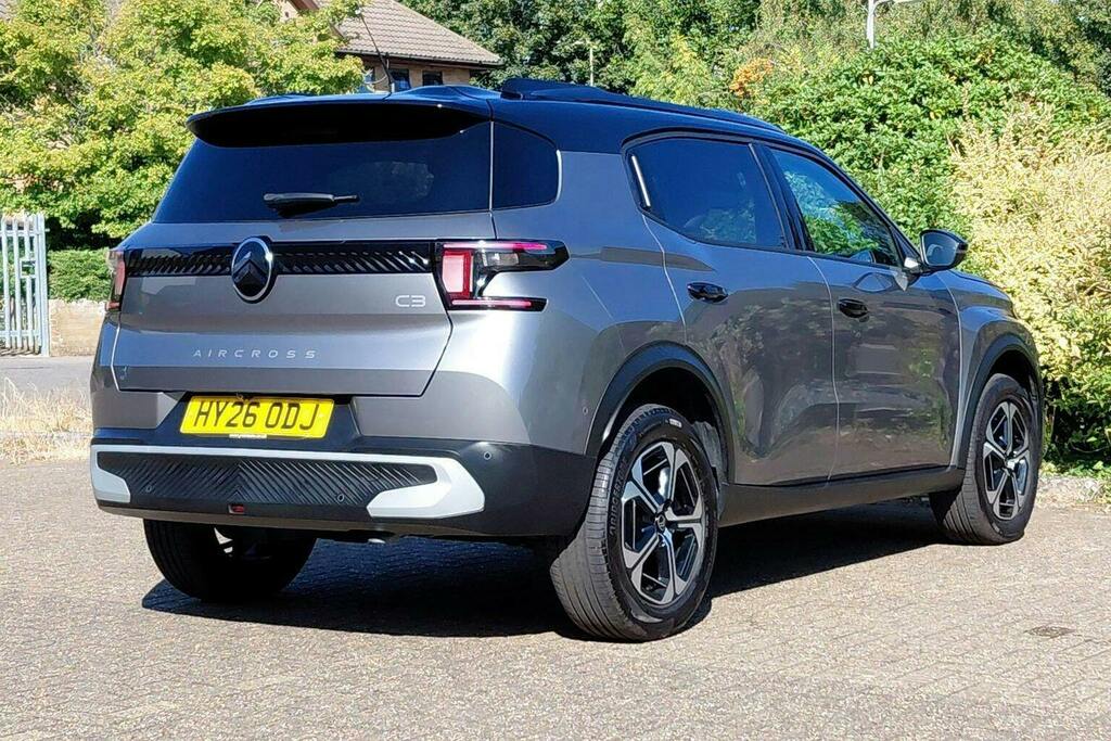 Citroen C3 Aircross 1.2 Hybrid Max Suv Hybrid E Dsc HY26ODJ Grey #3