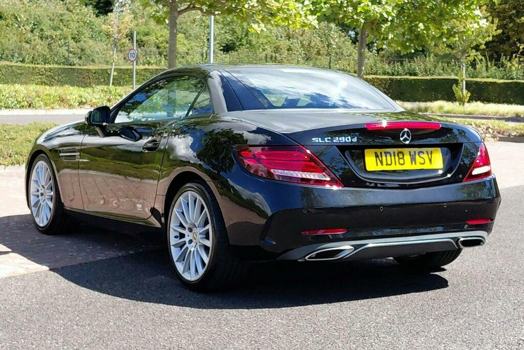 Mercedes-Benz SLC 2.1 Slc250d Amg Line Convertible G Tron Black #5