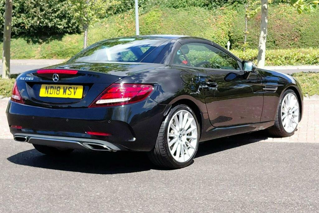 Mercedes-Benz SLC 2.1 Slc250d Amg Line Convertible G Tron Black #3