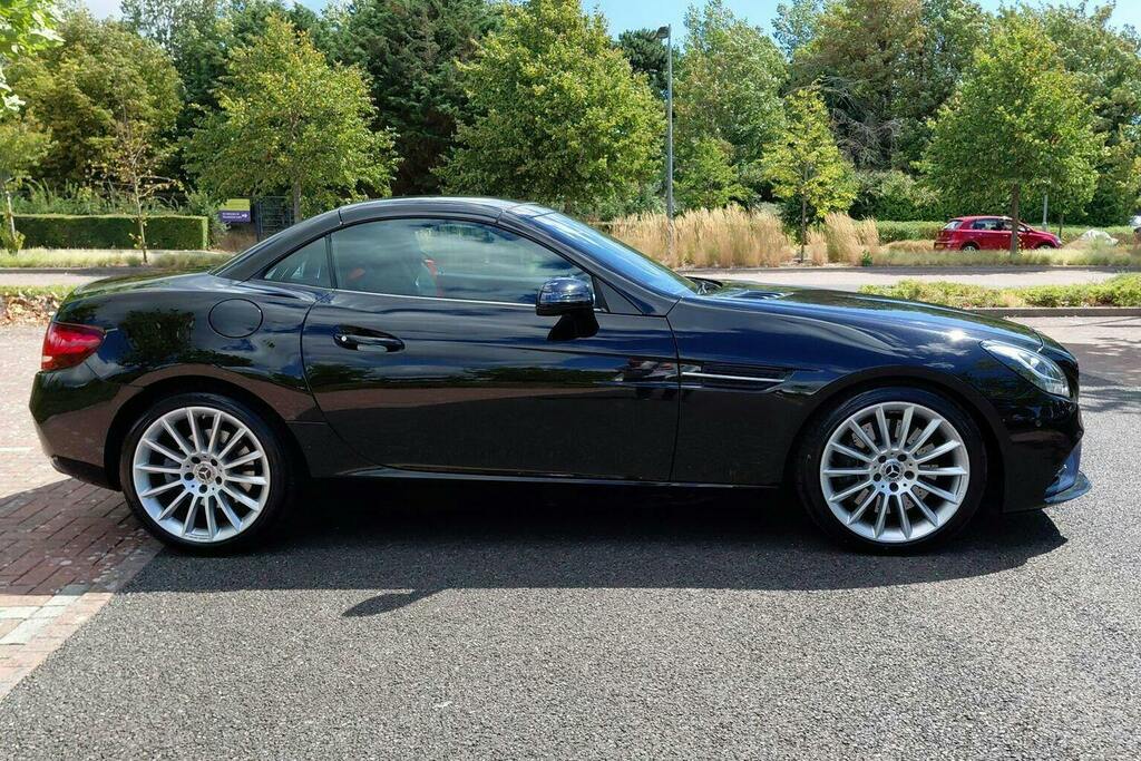 Mercedes-Benz SLC 2.1 Slc250d Amg Line Convertible G Tron Black #2