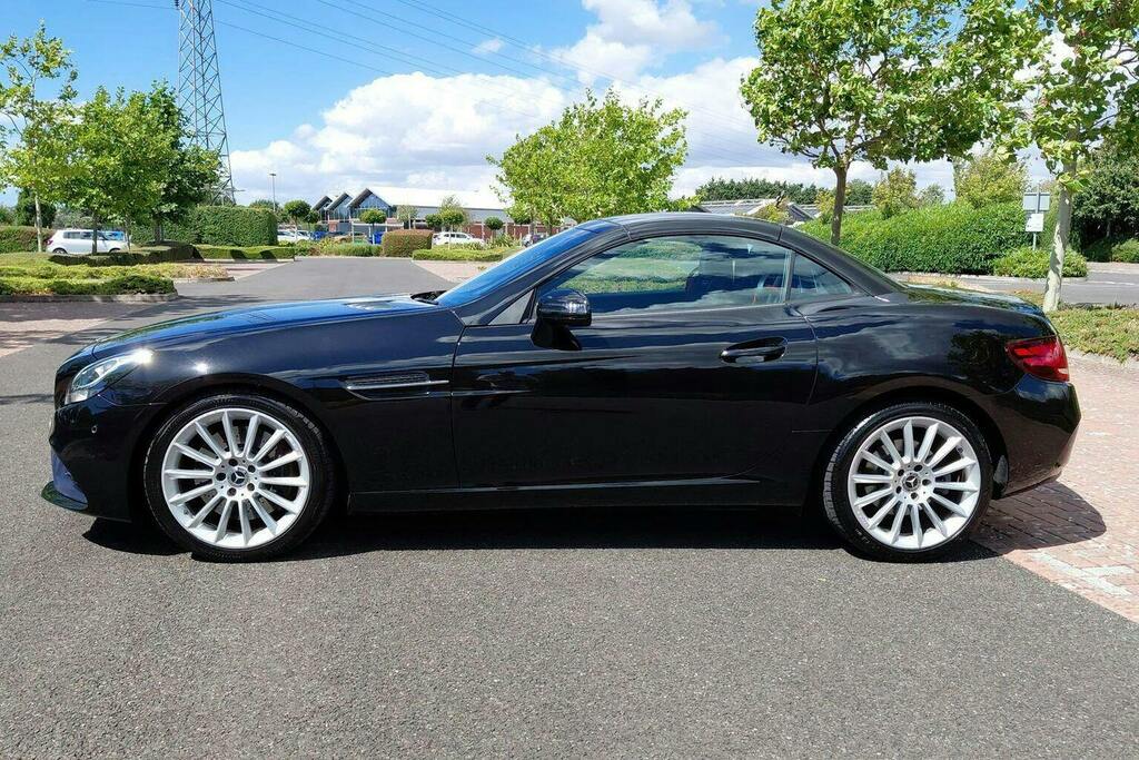 Mercedes-Benz SLC 2.1 Slc250d Amg Line Convertible G Tron Black #6