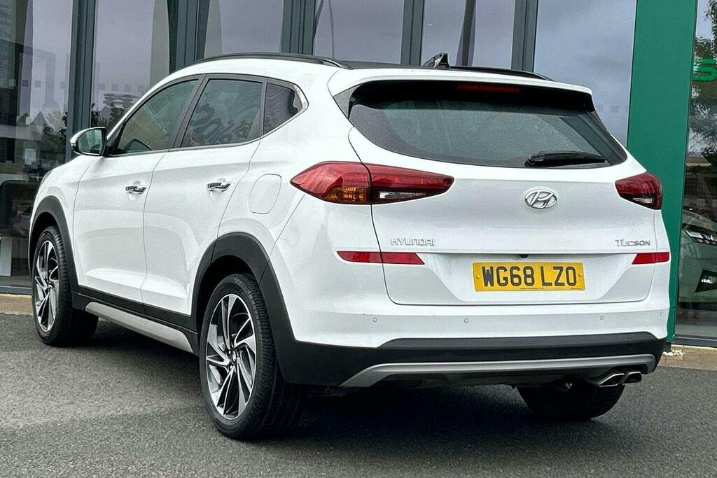 Hyundai Tucson 1.6 T Gdi Premium Se Suv Dct White #5