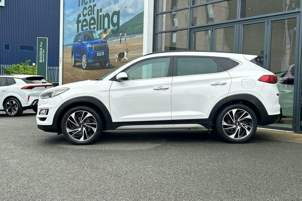 Hyundai Tucson 1.6 T Gdi Premium Se Suv Dct White #6