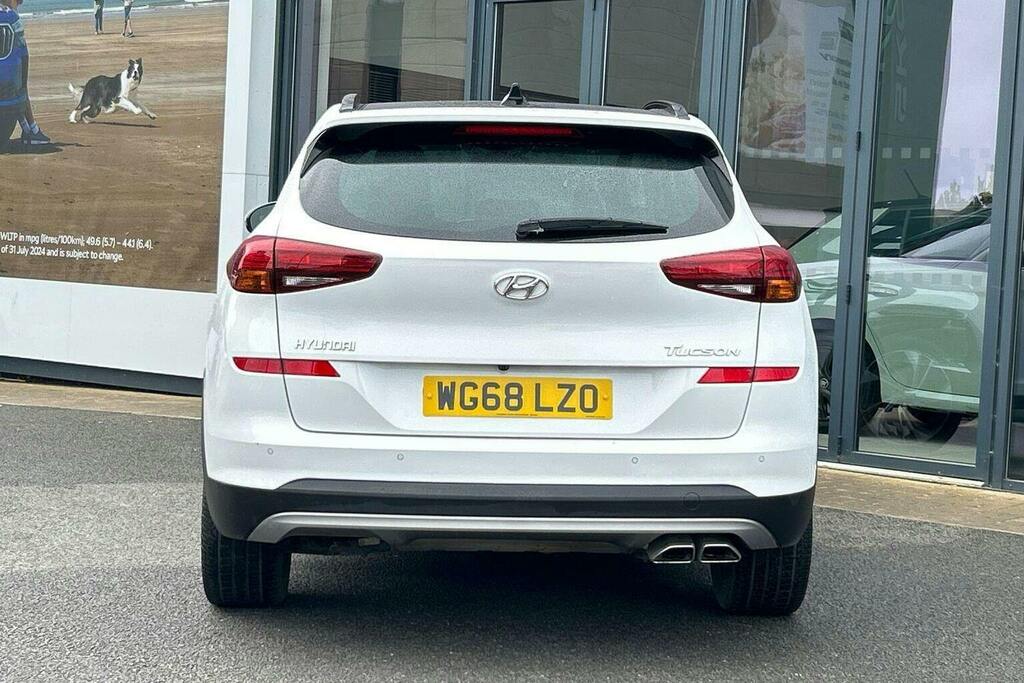 Hyundai Tucson 1.6 T Gdi Premium Se Suv Dct White #4