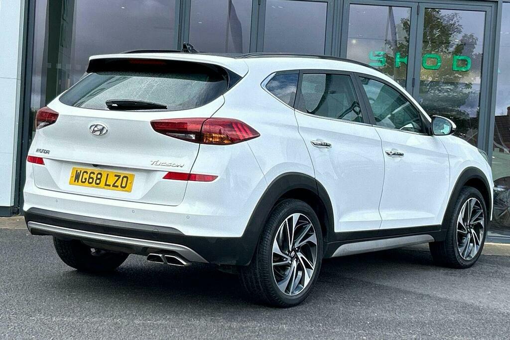 Hyundai Tucson 1.6 T Gdi Premium Se Suv Dct White #3