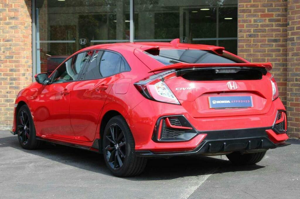 Honda Civic 1.0 Vtec Turbo Ex Sport Line Hatchback Red #3