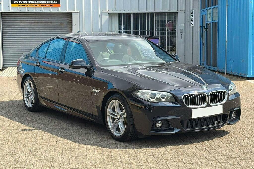BMW 5 Series 2.0 520D M Sport Saloon Black
