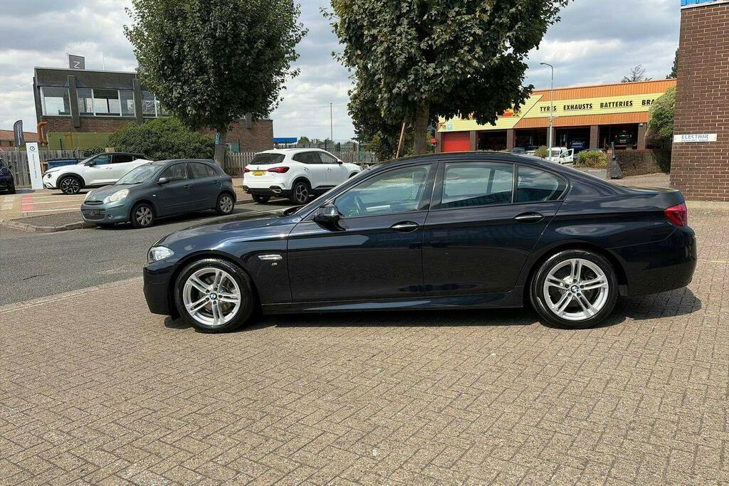 BMW 5 Series 2.0 520D M Sport Saloon Black #6