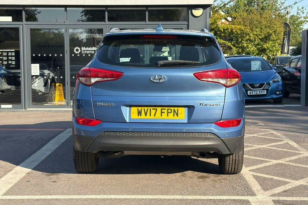 Hyundai Tucson 1.6 Gdi Blue Drive Se Suv Blue #4