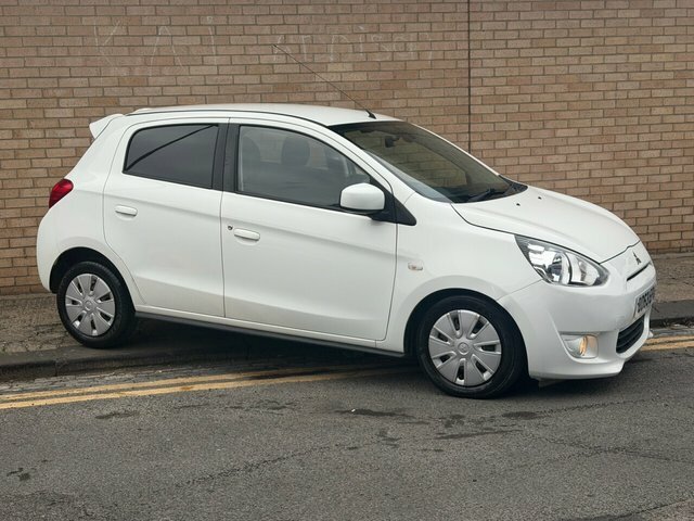 Mitsubishi Mirage 2013 1.2 2 Hatchback Euro 5 Ss White #2