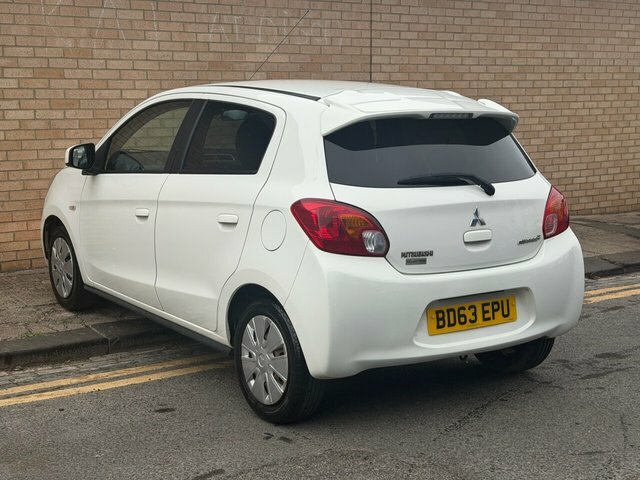 Mitsubishi Mirage 2013 1.2 2 Hatchback Euro 5 Ss White #6