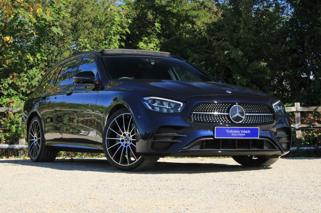 Mercedes-Benz E Class 2.0 E220dh Mhev Amg Line Night Edition Premium Pl Blue