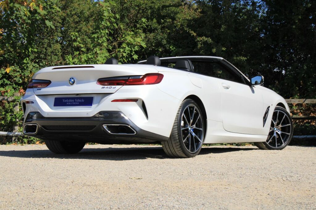 BMW 8 Series Convertible 3.0 840D Steptronic Xdrive Euro 6 Ss Black #20