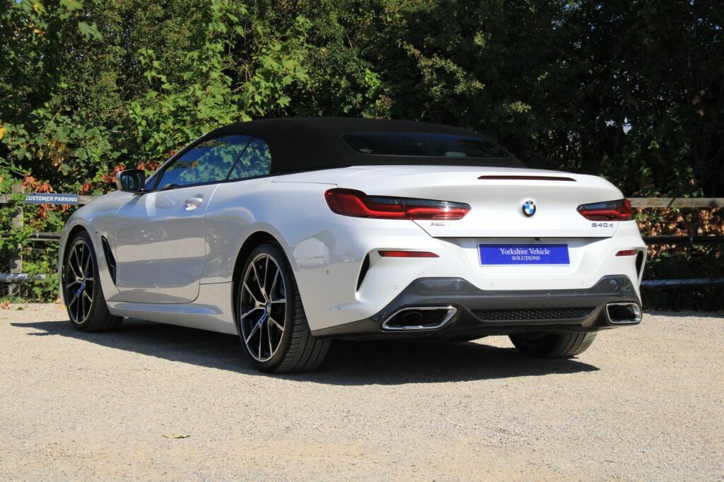 BMW 8 Series Convertible 3.0 840D Steptronic Xdrive Euro 6 Ss Black #17