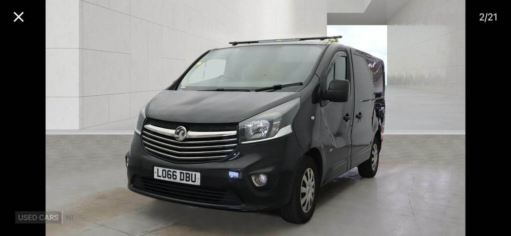 Vauxhall Vivaro 2700 1.6Cdti 120Ps Sportive H1 Van Black #5
