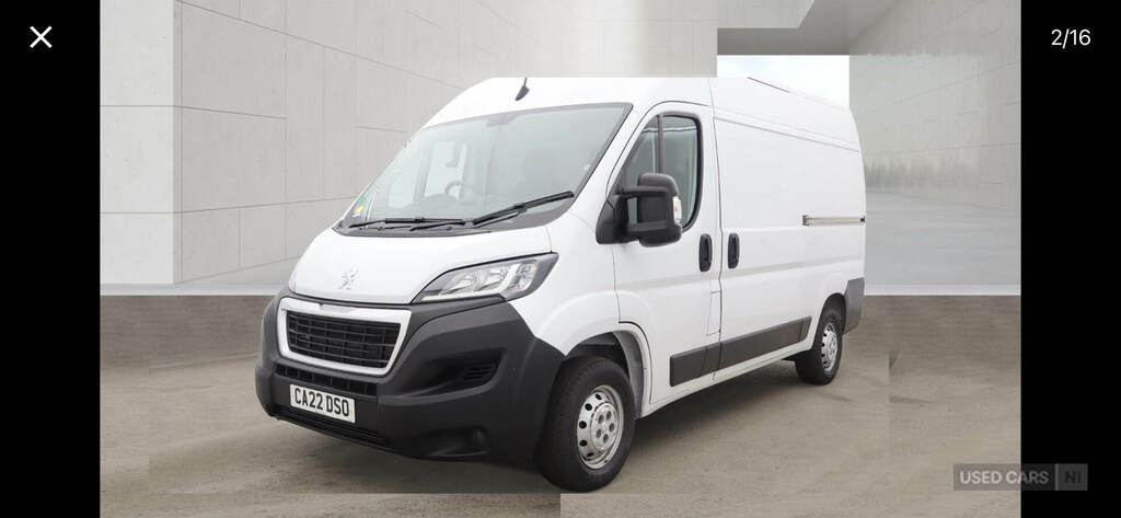 Peugeot Boxer 2.2 Bluehdi H2 Professional Van 140Ps White #2