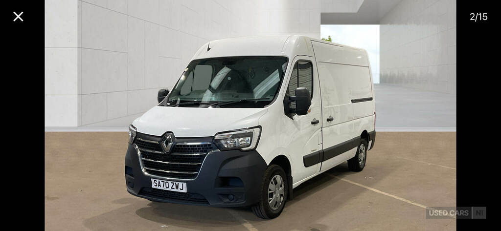 Renault Master Mm35dci 135 Business Medium Roof Van White #2