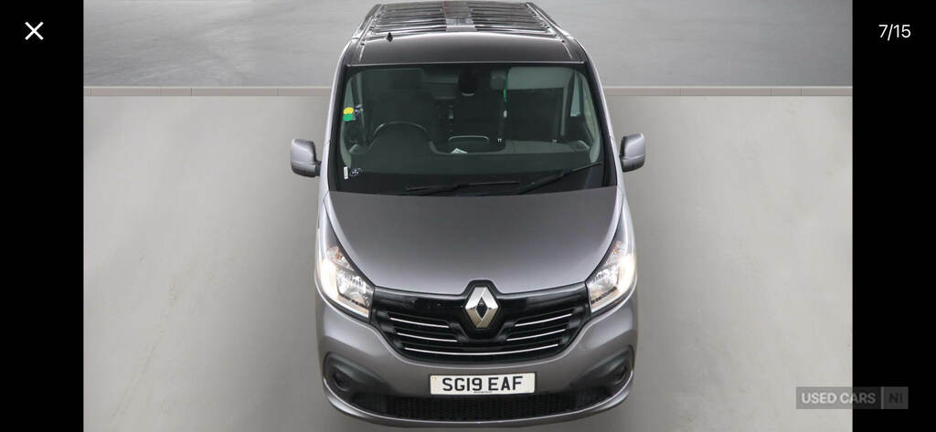 Renault Trafic 2.0 Dci Energy 30 Sport Nav Edc Lwb Standard Roof Black #7