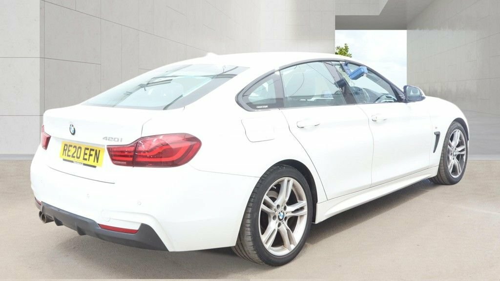 BMW 4 Series Gran Coupe 2L M Sport White #4