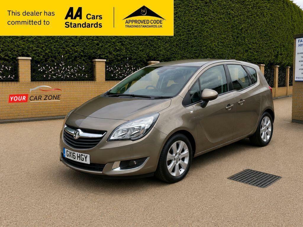 Vauxhall Meriva 1.4I Life Mpv Euro 6 100 Ps Brown