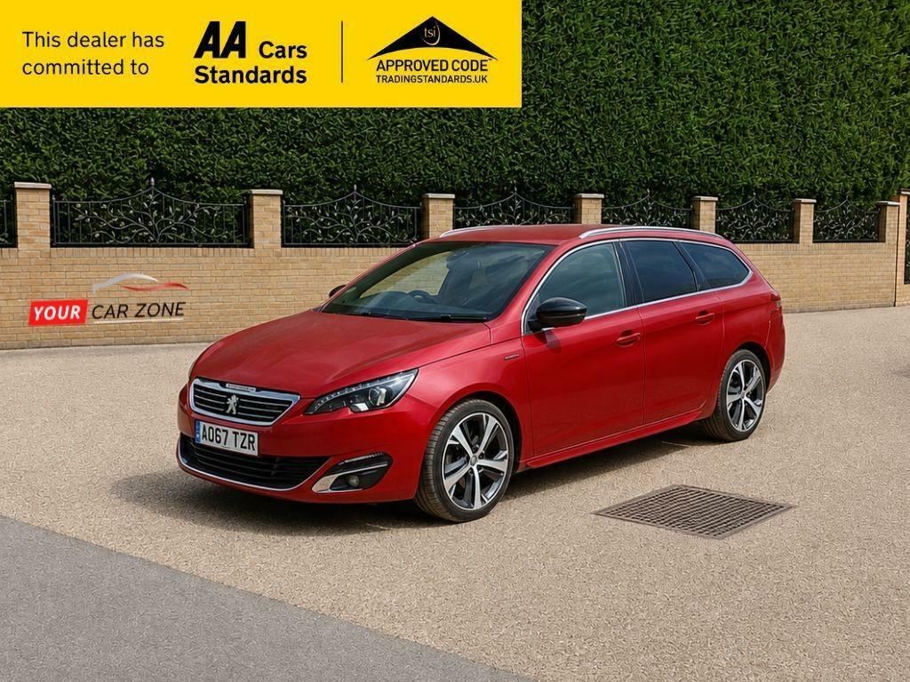 Peugeot 308 SW 2.0 Bluehdi Gt Line Estate Red