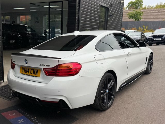 BMW 4 Series 2.0 420D M Sport White #3