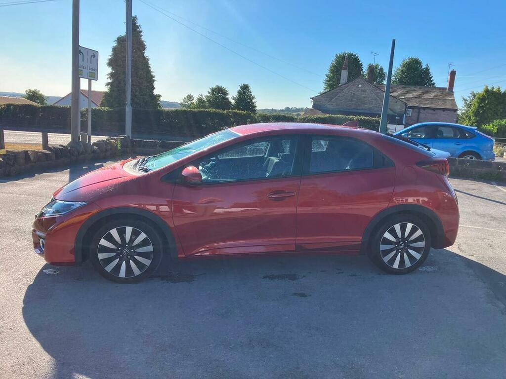 Honda Civic I-vtec Se Plus Red #4