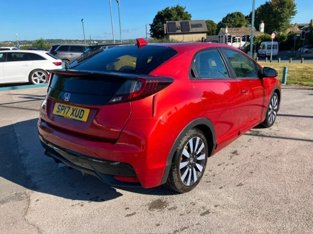 Honda Civic I-vtec Se Plus Red #5
