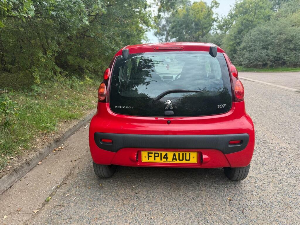 Peugeot 107 Hatchback 1.0 12V Active Euro 5 201414 FP14AUU Red #4