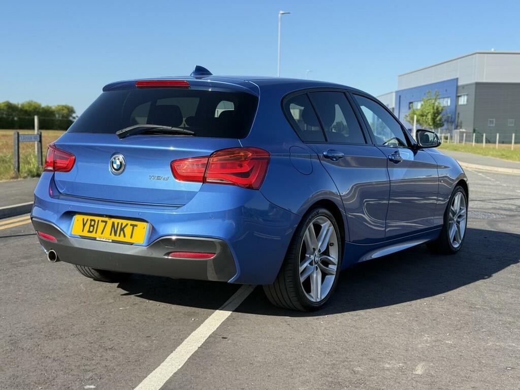 BMW 1 Series Hatchback 2.0 118D M Sport Euro 6 Ss YB17NKT Blue #3