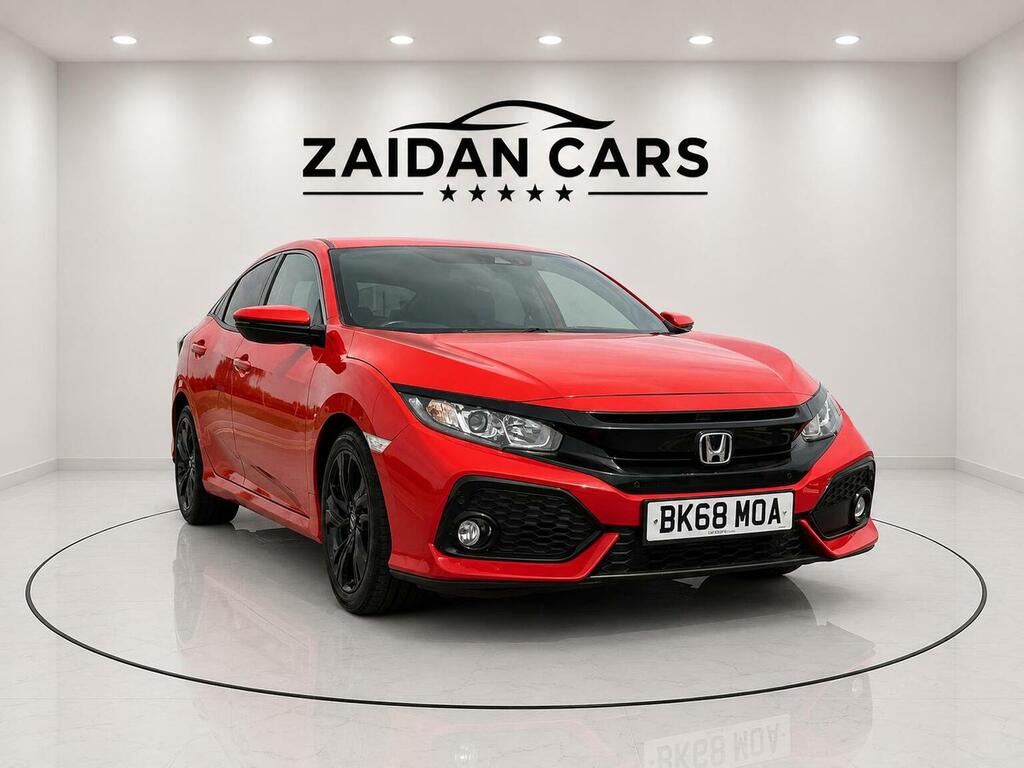 Honda Civic Hatchback 1.0 Vtec Turbo Sr Cvt Euro 6 Ss Red