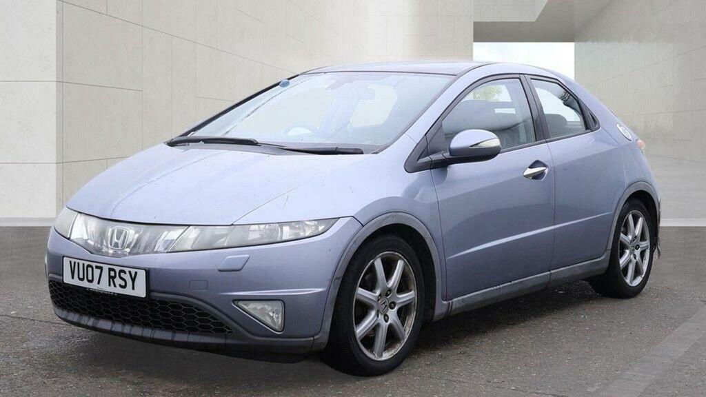 Honda Civic Hatchback 1.8 I-vtec Ex I-shift 200707 Blue #2