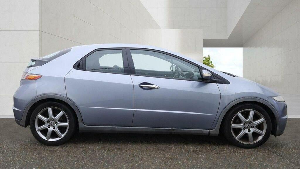 Honda Civic Hatchback 1.8 I-vtec Ex I-shift 200707 Blue #4