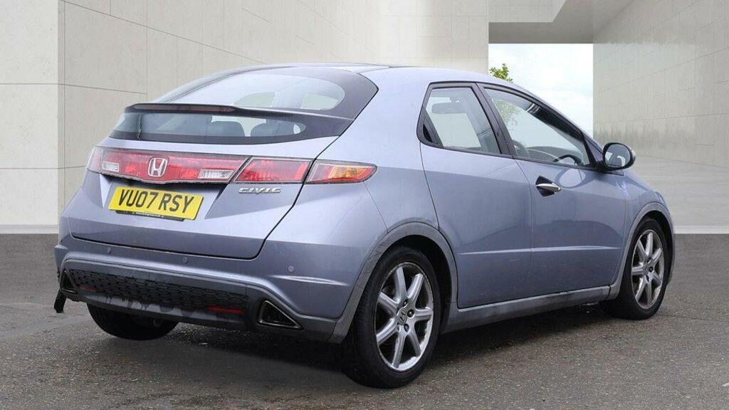 Honda Civic Hatchback 1.8 I-vtec Ex I-shift 200707 Blue #3
