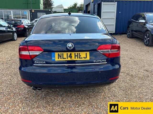 Skoda Superb 2.0 Tdi Laurin Klement Hatchback Dsg Blue #4