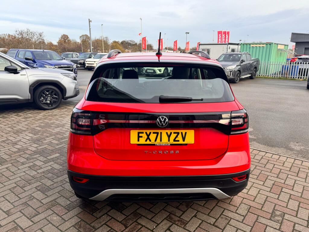 Volkswagen T-Cross 1.0 Tsi Se Euro 6 Ss Red #6