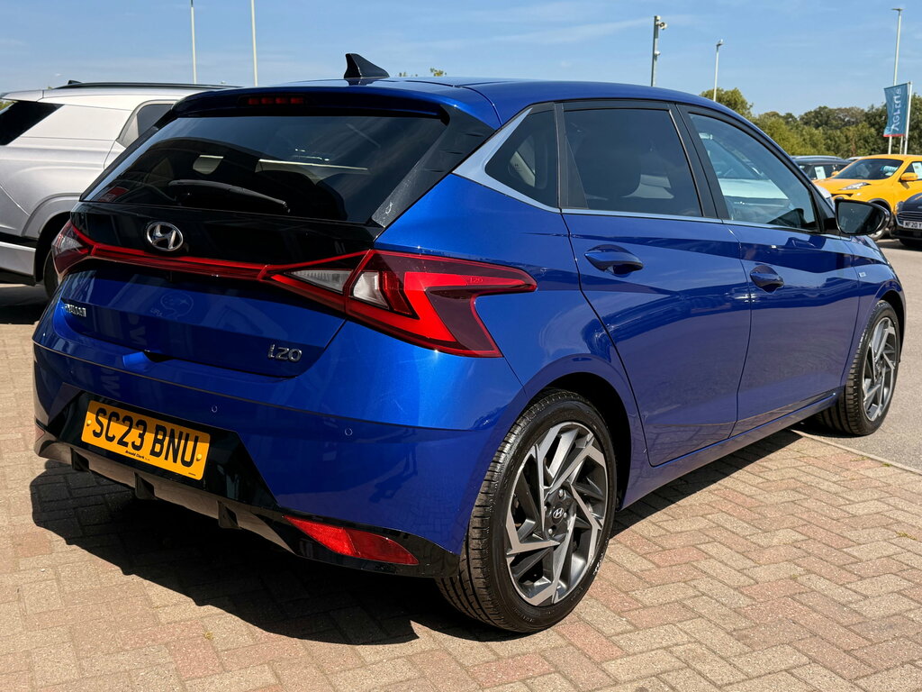 Hyundai I20 1.0 T-gdi Mhev Premium Hatchback Hybrid Blue #4