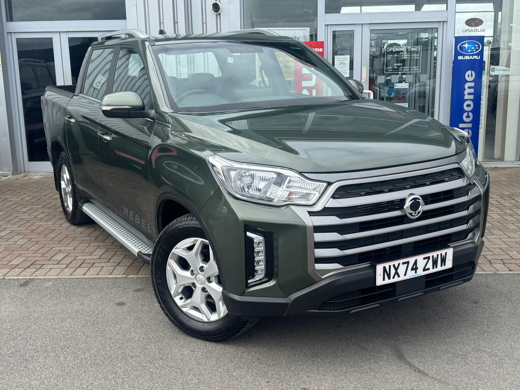 SsangYong Musso 2.2D Rebel Pickup Double Cab 4Wd E Green