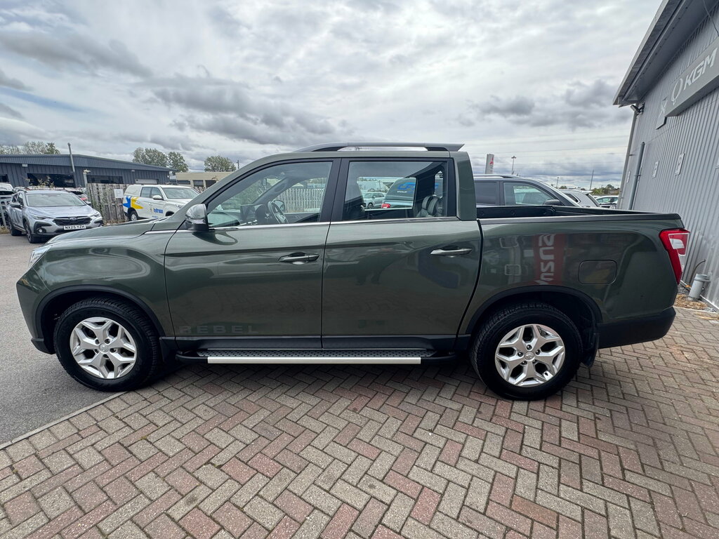 SsangYong Musso 2.2D Rebel Pickup Double Cab 4Wd E NX74ZWW Green #4