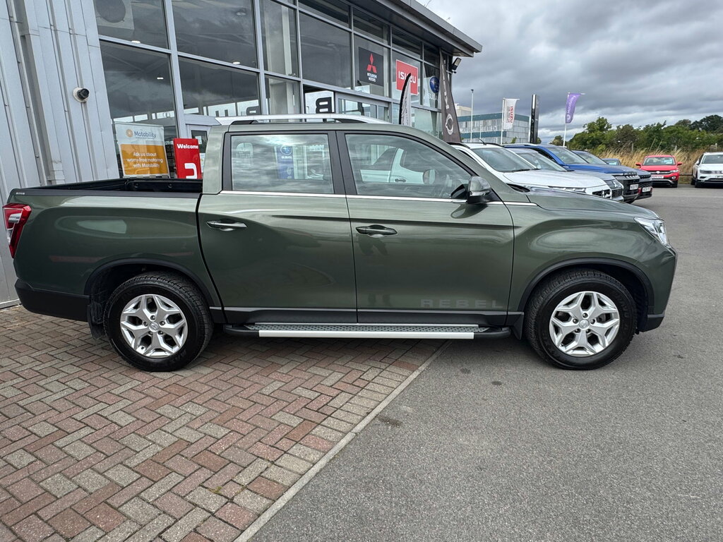 SsangYong Musso 2.2D Rebel Pickup Double Cab 4Wd E NX74ZWW Green #2