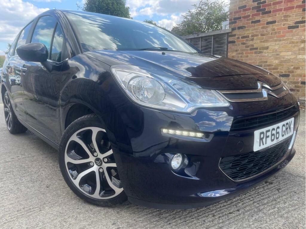 Citroen C3 1.2 Puretech Platinum Etg6 Euro 6 S S RF66GRK Blue #4
