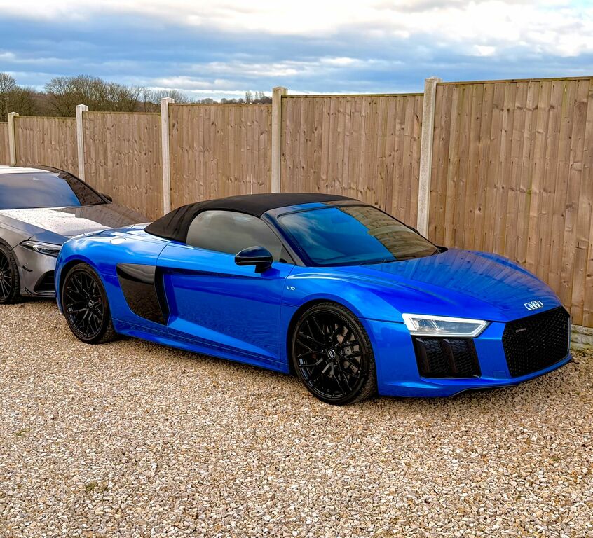 Audi R8 5.2 Fsi V10 Spyder S Tronic Quattro Eur Blue #2