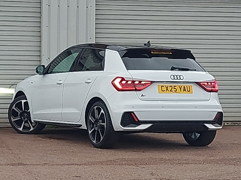 Audi A1 25 Tfsi Black Edition S Tronic White #2