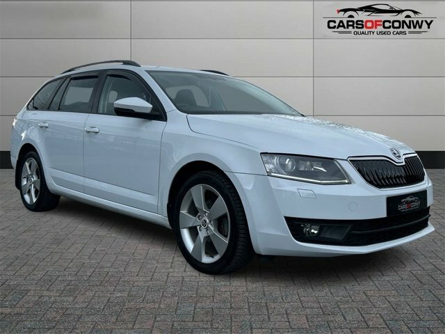 Skoda Octavia 1.6 Tdi Se Sport Estate Euro 6 White