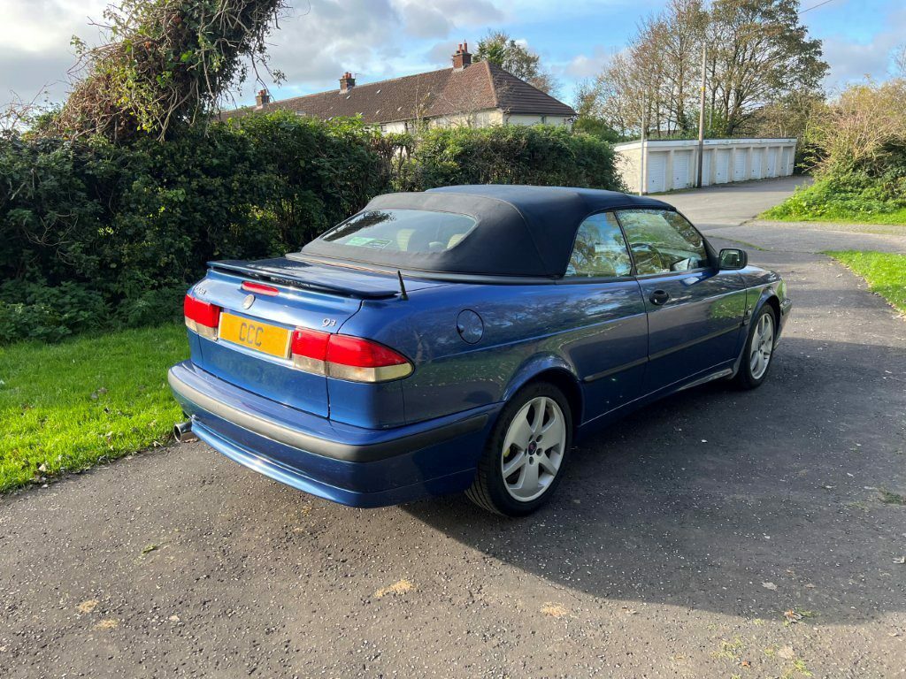 Saab 9-3 Se 2.0 Convertible Blue #3