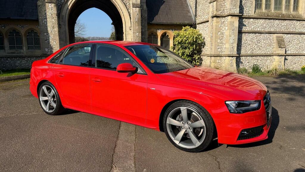 Audi A4 Saloon 1.8 Tfsi Black Edition Euro 5 Ss 20 Red #5