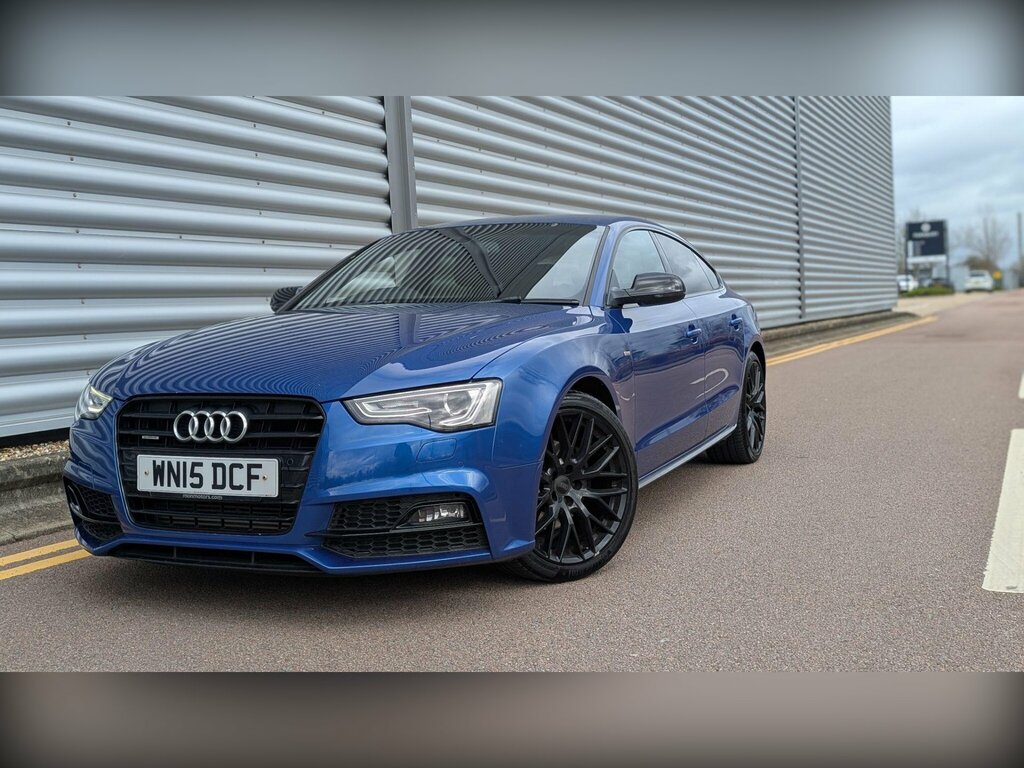 Audi A5 2.0 Tdi Black Edition Plus Sportback Multitronic E Blue #2