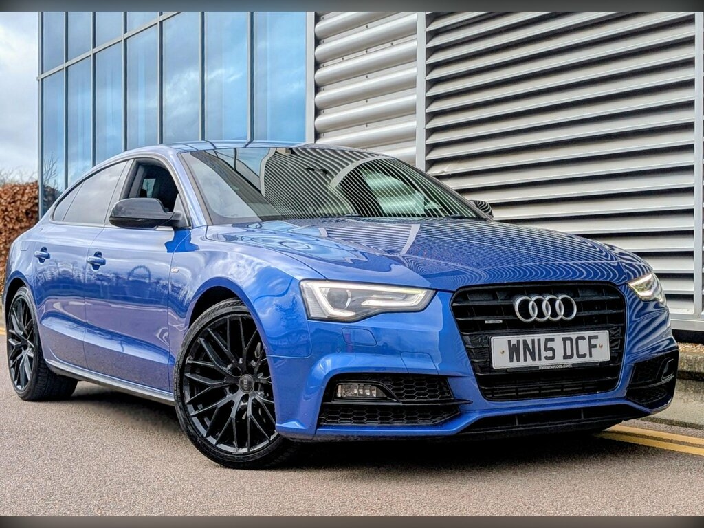 Audi A5 2.0 Tdi Black Edition Plus Sportback Multitronic E Blue
