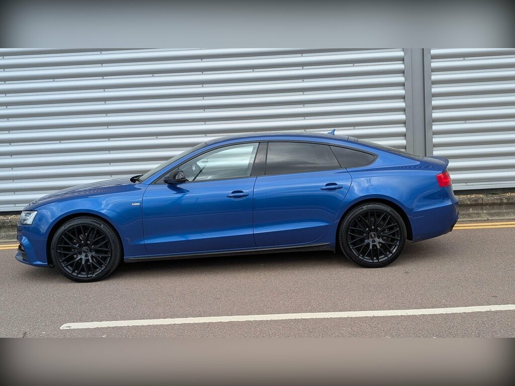 Audi A5 2.0 Tdi Black Edition Plus Sportback Multitronic E Blue #4