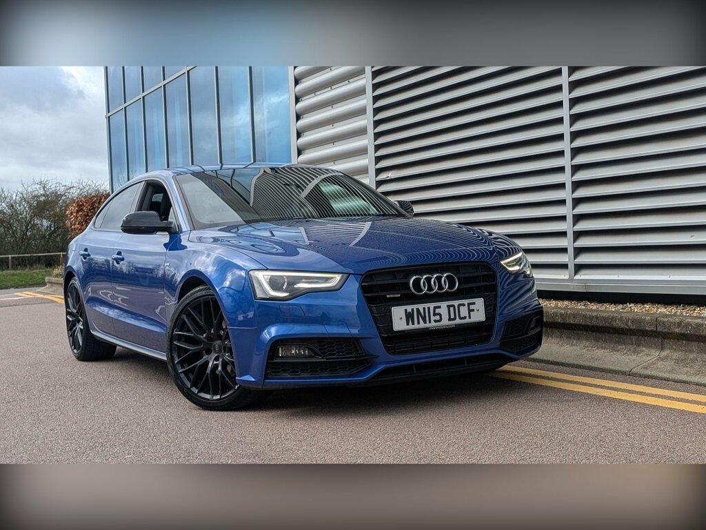 Audi A5 2.0 Tdi Black Edition Plus Sportback Multitronic E Blue #5